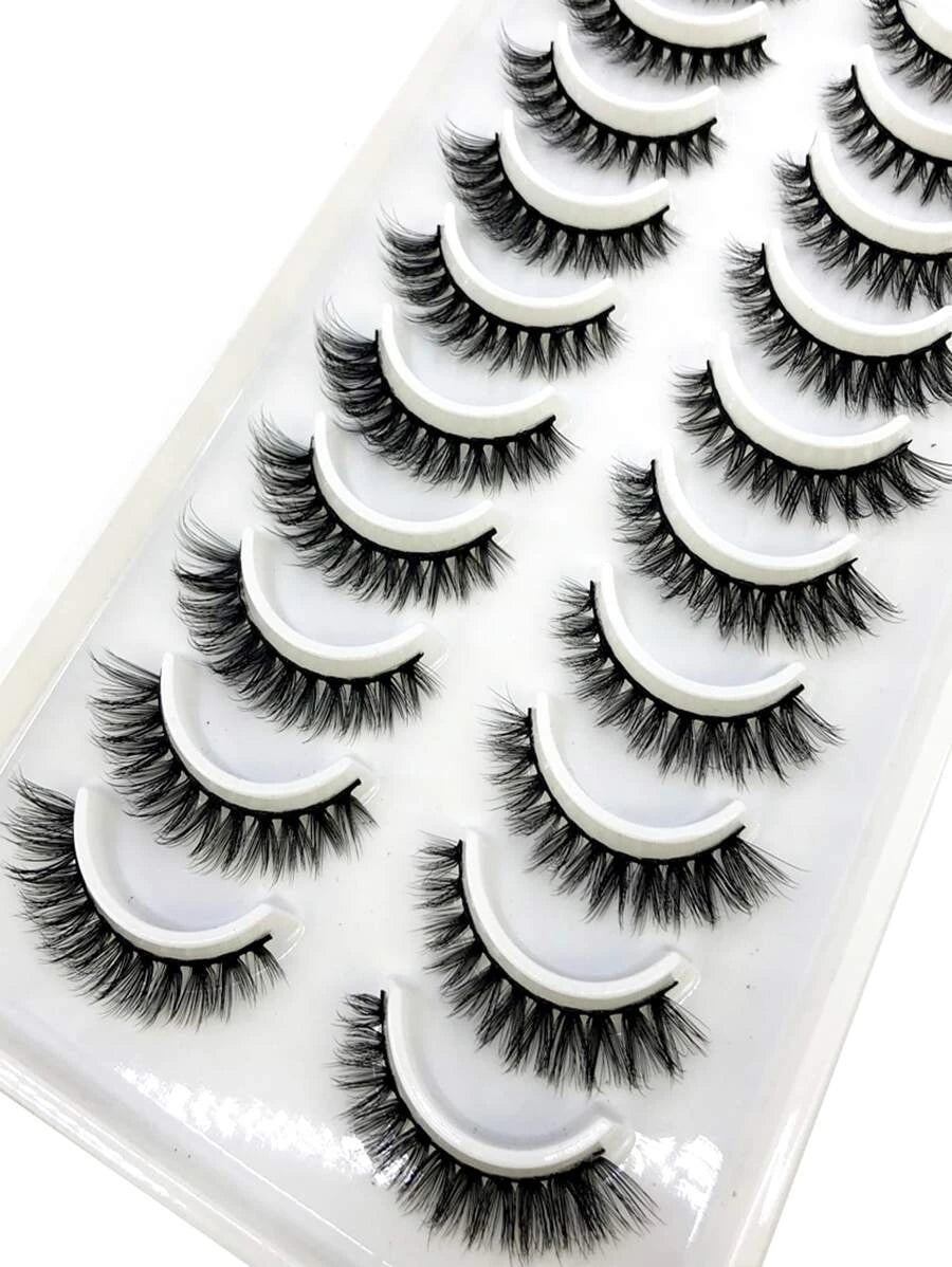 SheIn Eyelashes Set of 10 Pairs of False Eyelashes (LX-8)