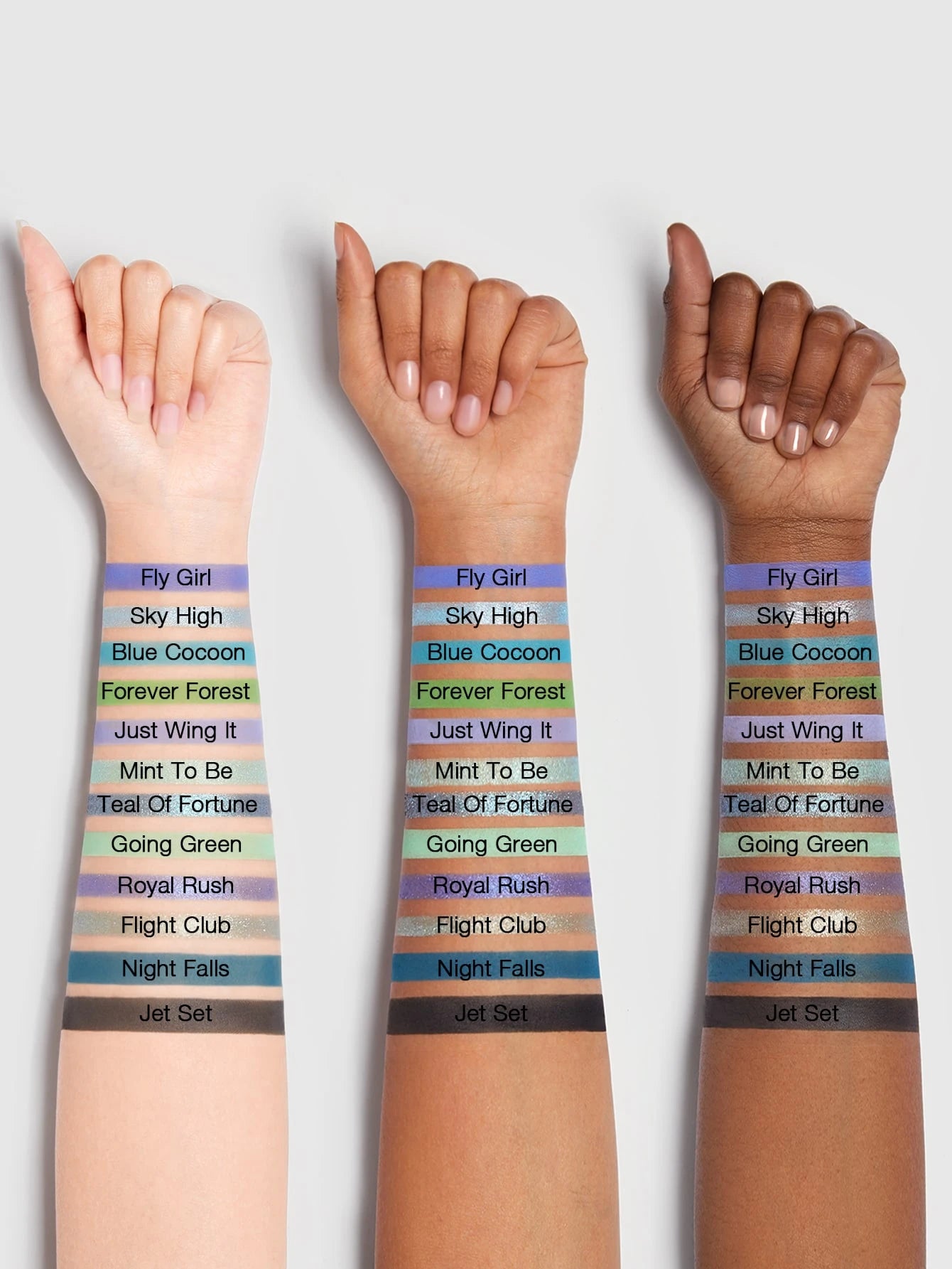 Sheglam flutter effect palette 12 color