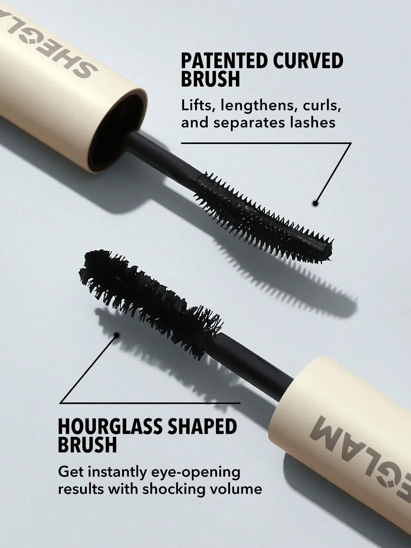 SHEGLAM All-In-One Volume and Length Mascara-Washable Black 2 In 1