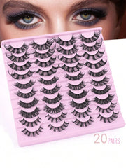 H7325 Shein 20 pairs false eyelashes set