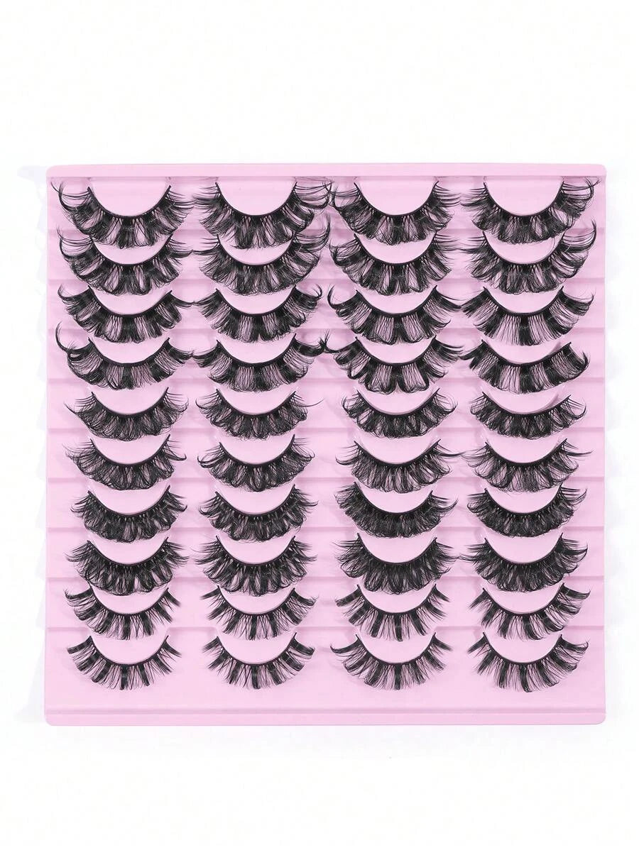 H7325 Shein 20 pairs false eyelashes set