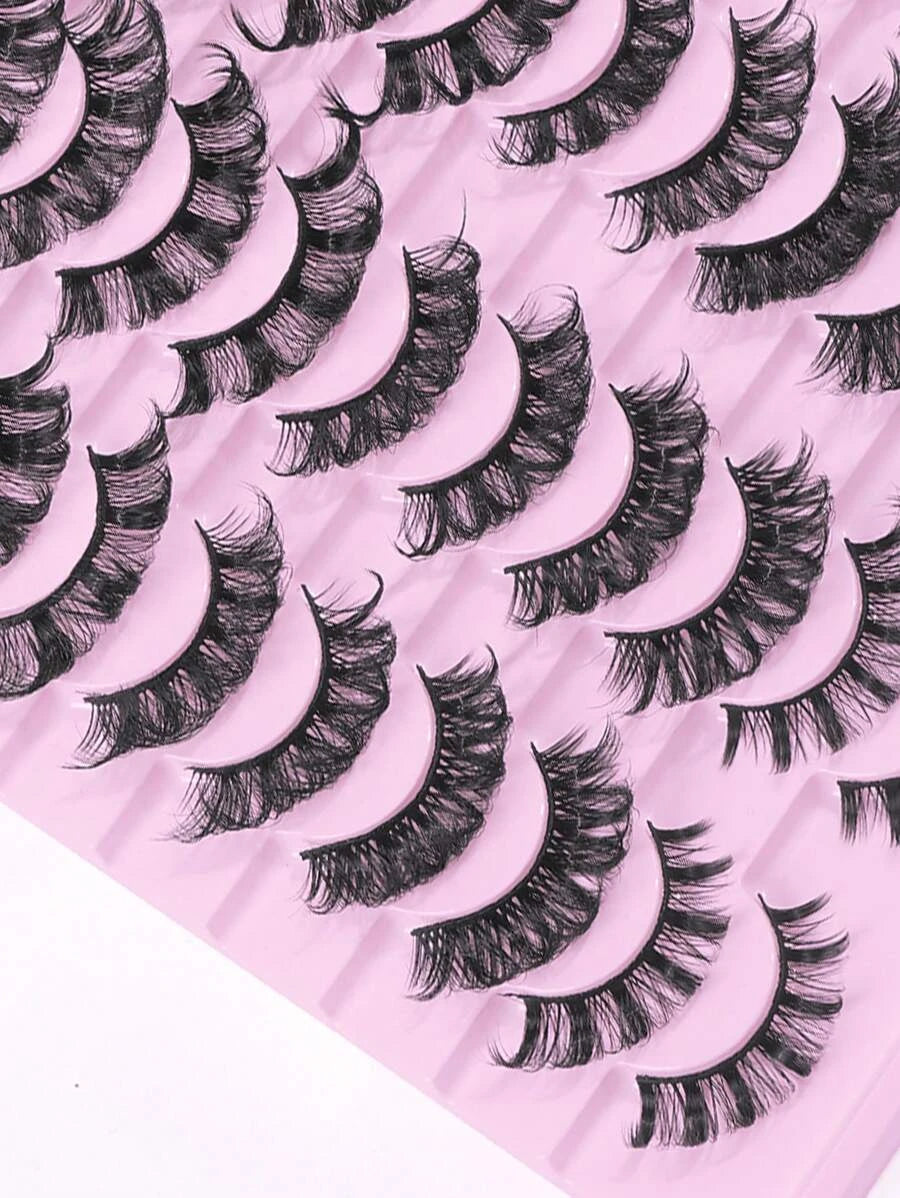 H7325 Shein 20 pairs false eyelashes set