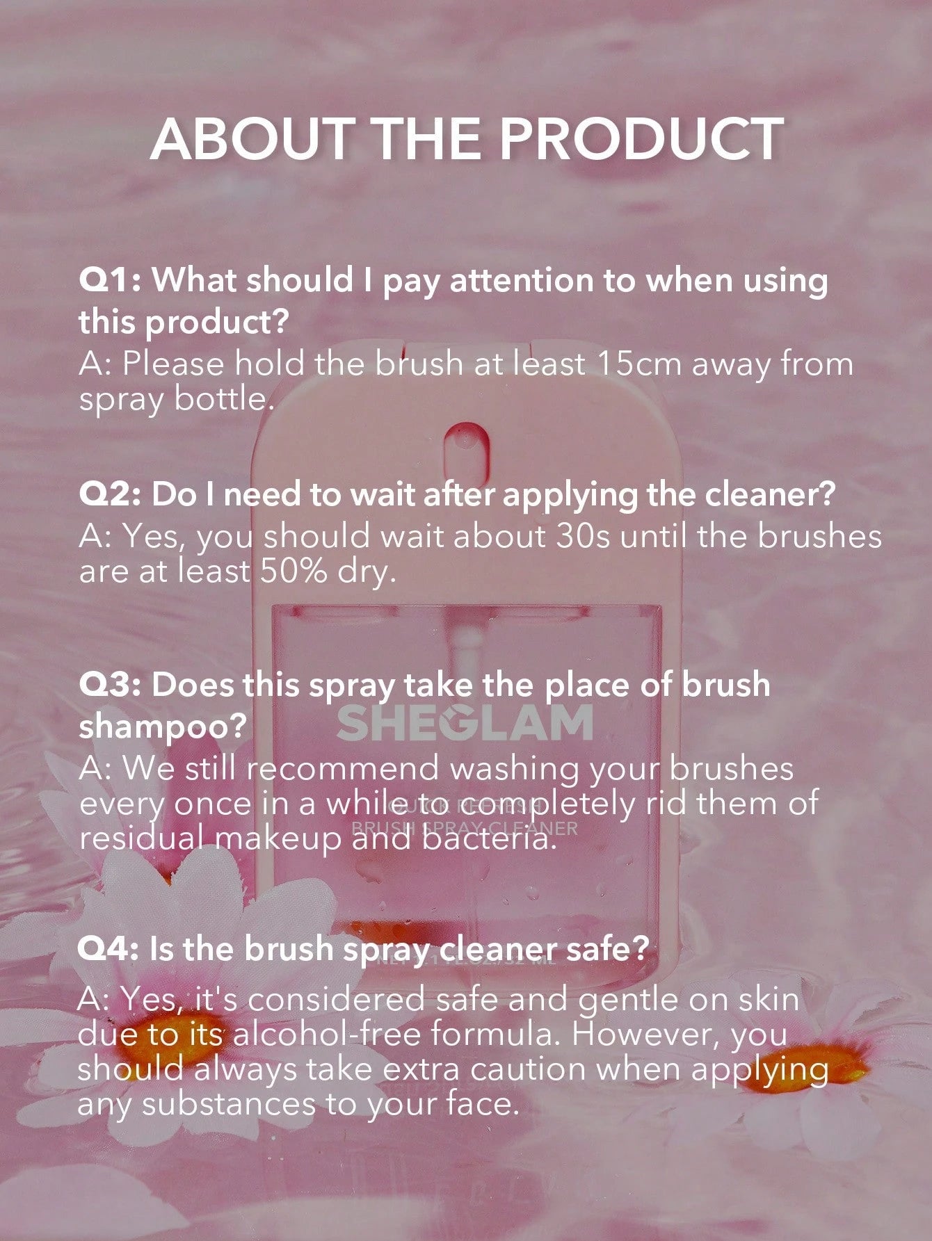 Sheglam Quick Refresh Brush Spray Cleaner