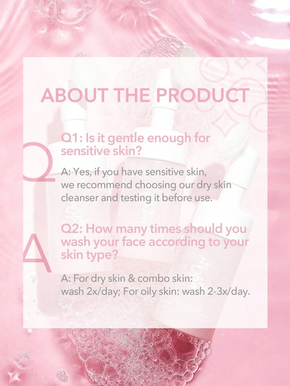 Sheglam cleanser with makeup cleaning sponge