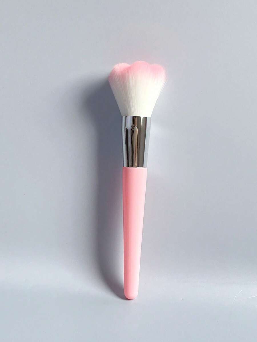 Shein Pink Flower Shaped Blush Brush