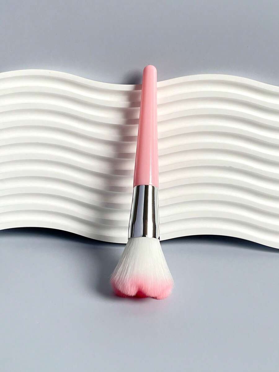 Shein Pink Flower Shaped Blush Brush