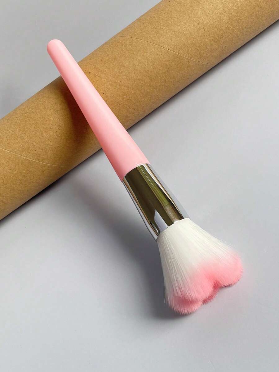 Shein Pink Flower Shaped Blush Brush