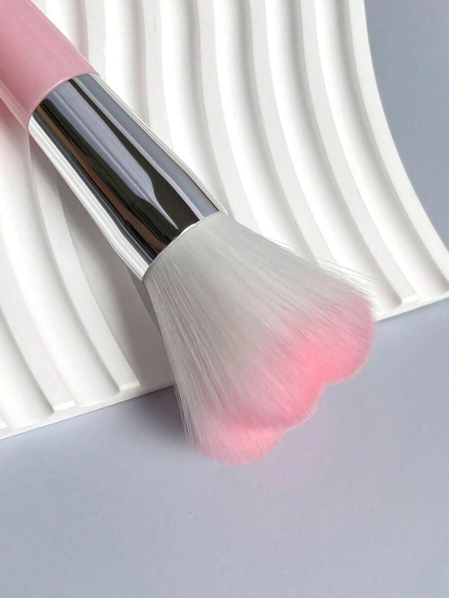 Shein Pink Flower Shaped Blush Brush