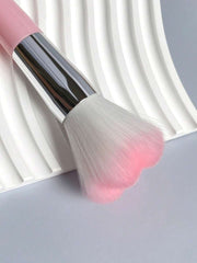 Shein Pink Flower Shaped Blush Brush