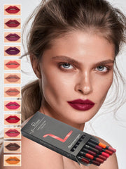 Shein Waterproof Lipliner 12pcs Matte Pencil Set