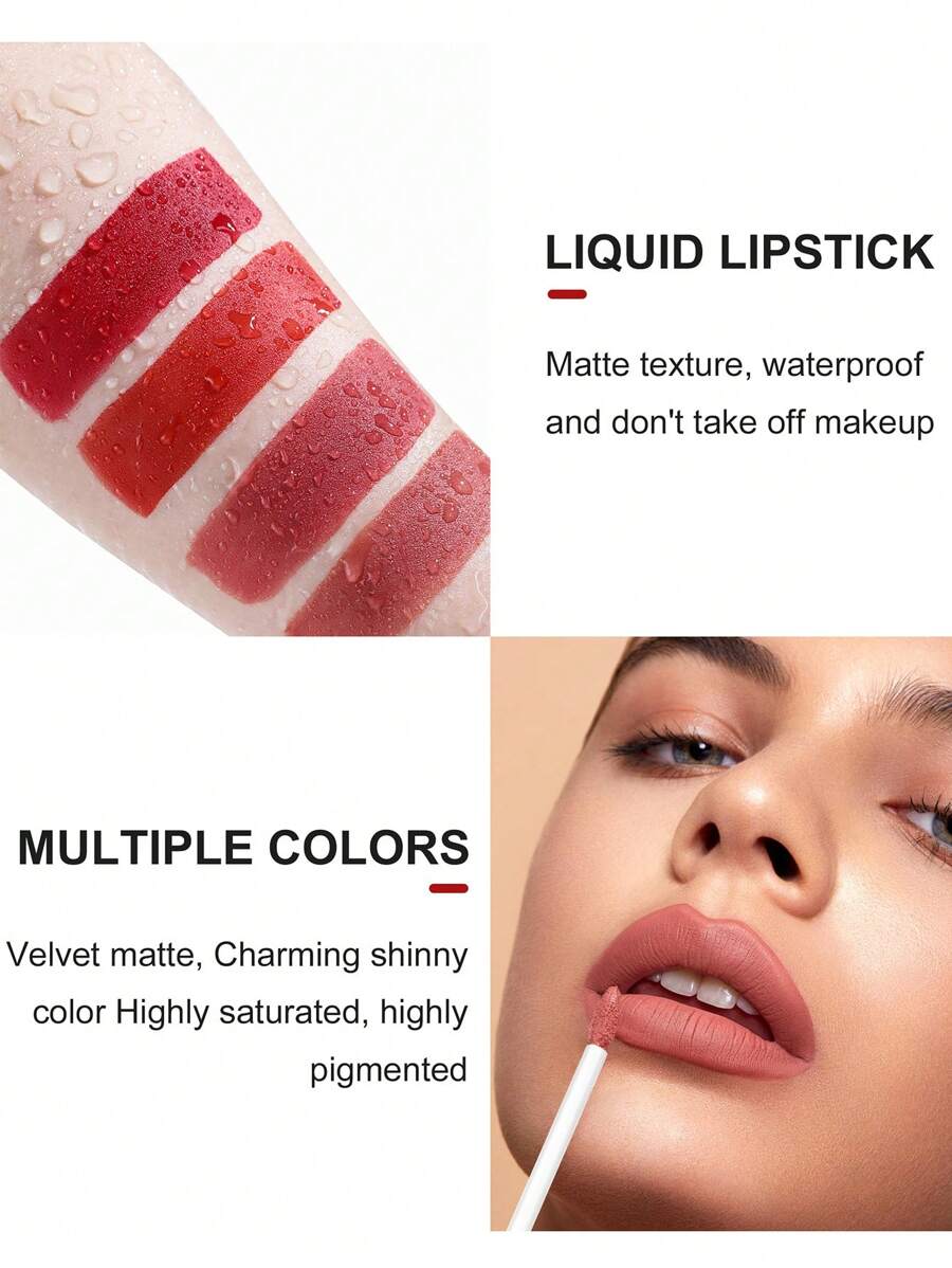 HANDAIYAN Lip Liner And Lip Gloss Combination Set