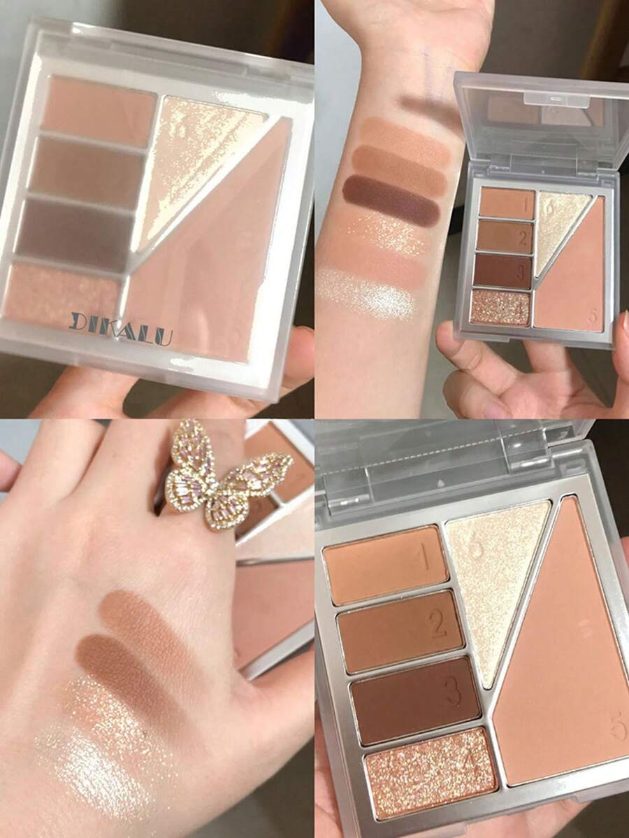 SheIn DIKALU 6-Color Eyeshadow Palette-Centuries 806-2