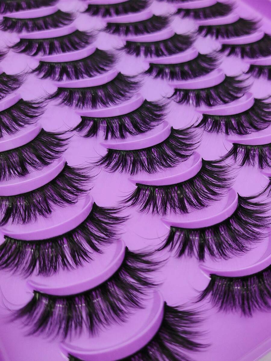 SheIn Set of 20 pairs of mixed natural false eyelashes - 49-20