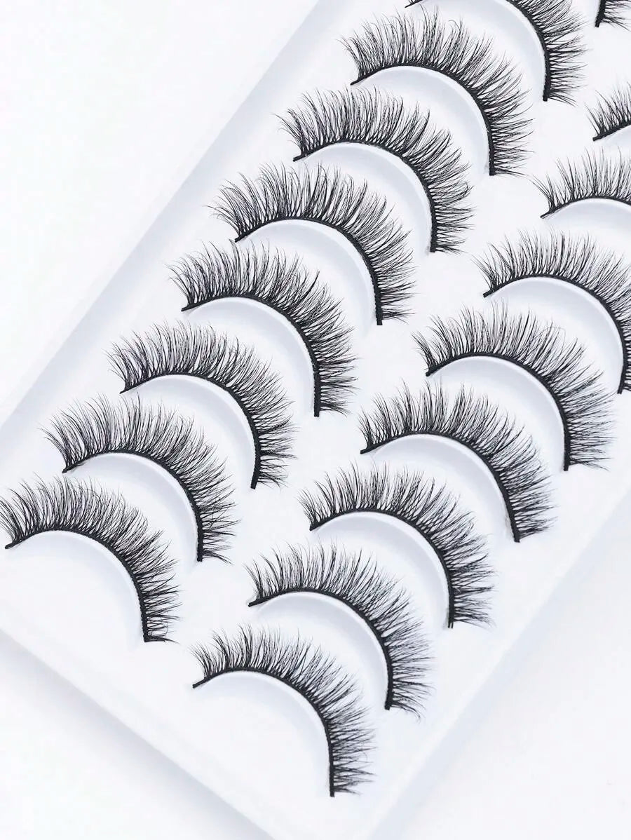 SheIn Eyelashes Set of 10 Pairs of False Eyelashes (525)