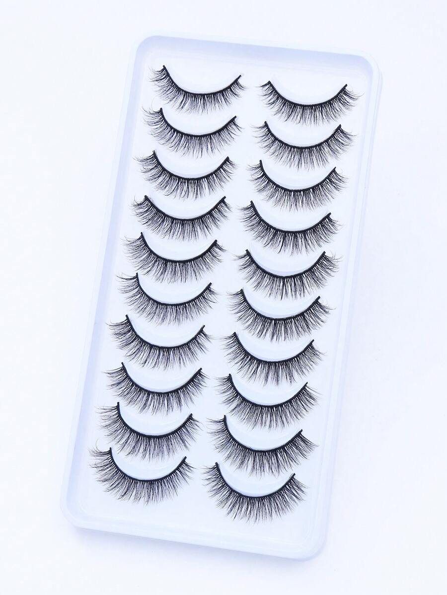 SheIn Eyelashes Set of 10 Pairs of False Eyelashes (525)