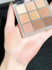 SheIn Korean eyeshadow palette 9 color code 07 chocolate