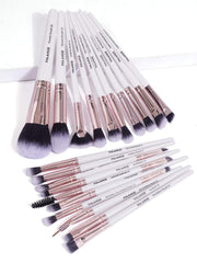 SheIn Mang Professional Makeup Brush Set 20 Pieces - White