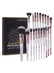 SheIn Mang Professional Makeup Brush Set 20 Pieces - White