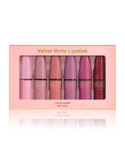LANGMANNI Velvet Matte Lipstick Set 6 Colors