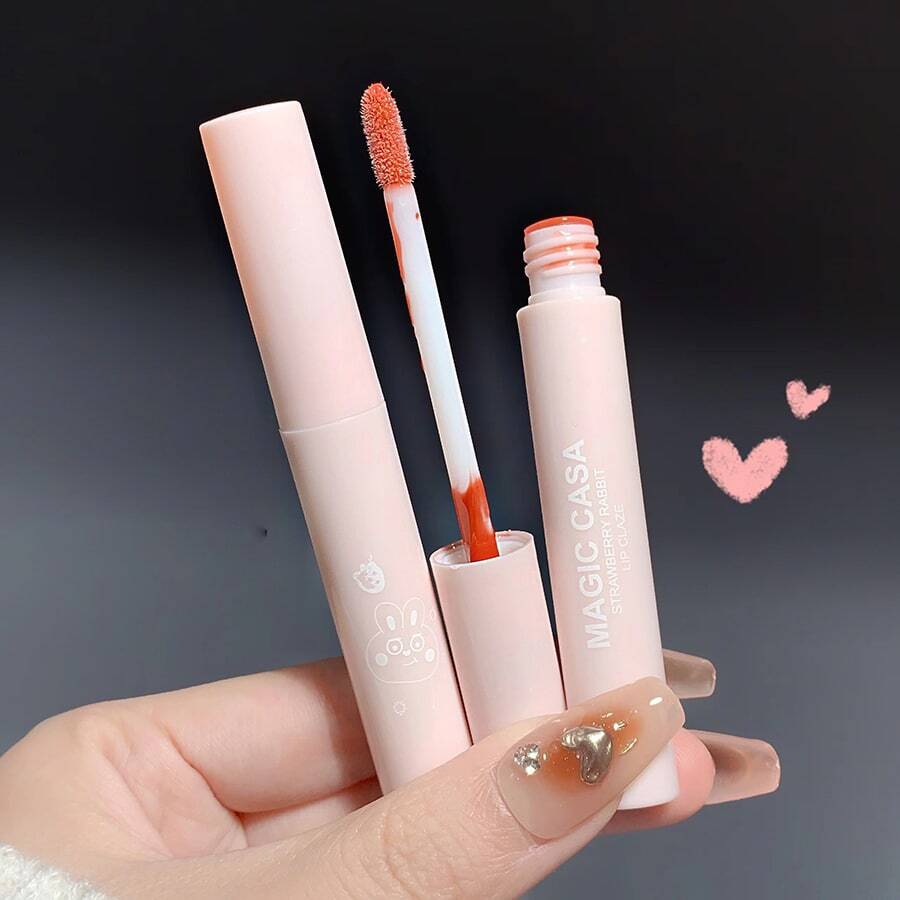 SheIn Magic Casa Strawberry Rabbit Lipstick Set 6 Pieces