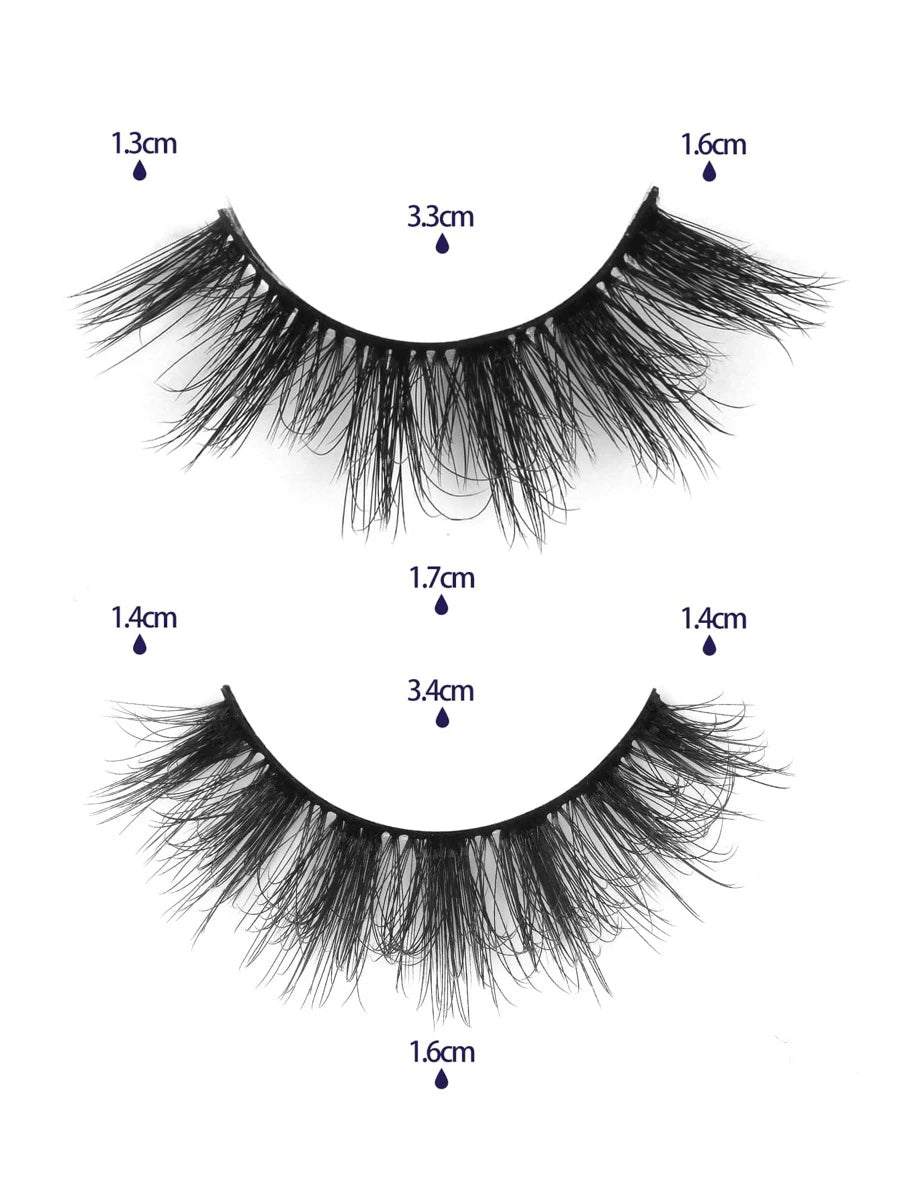 Shein 20 pairs of natural false eyelashes H0094