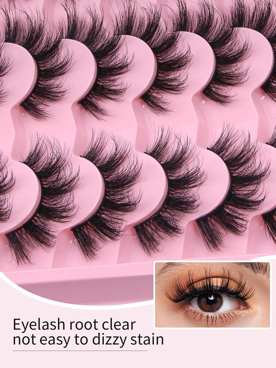 Shein 20 pairs of natural false eyelashes H0094