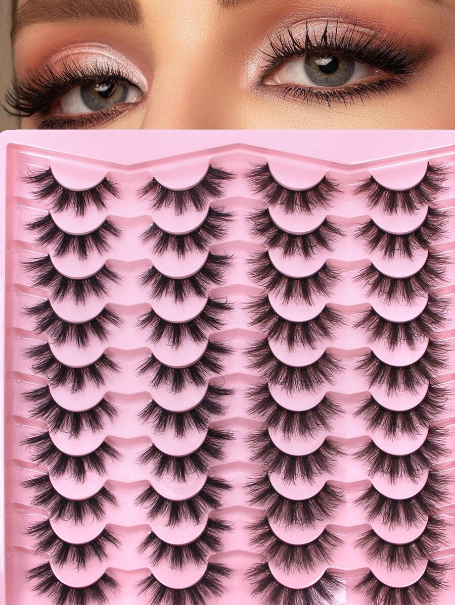 Shein 20 pairs of natural false eyelashes H0094