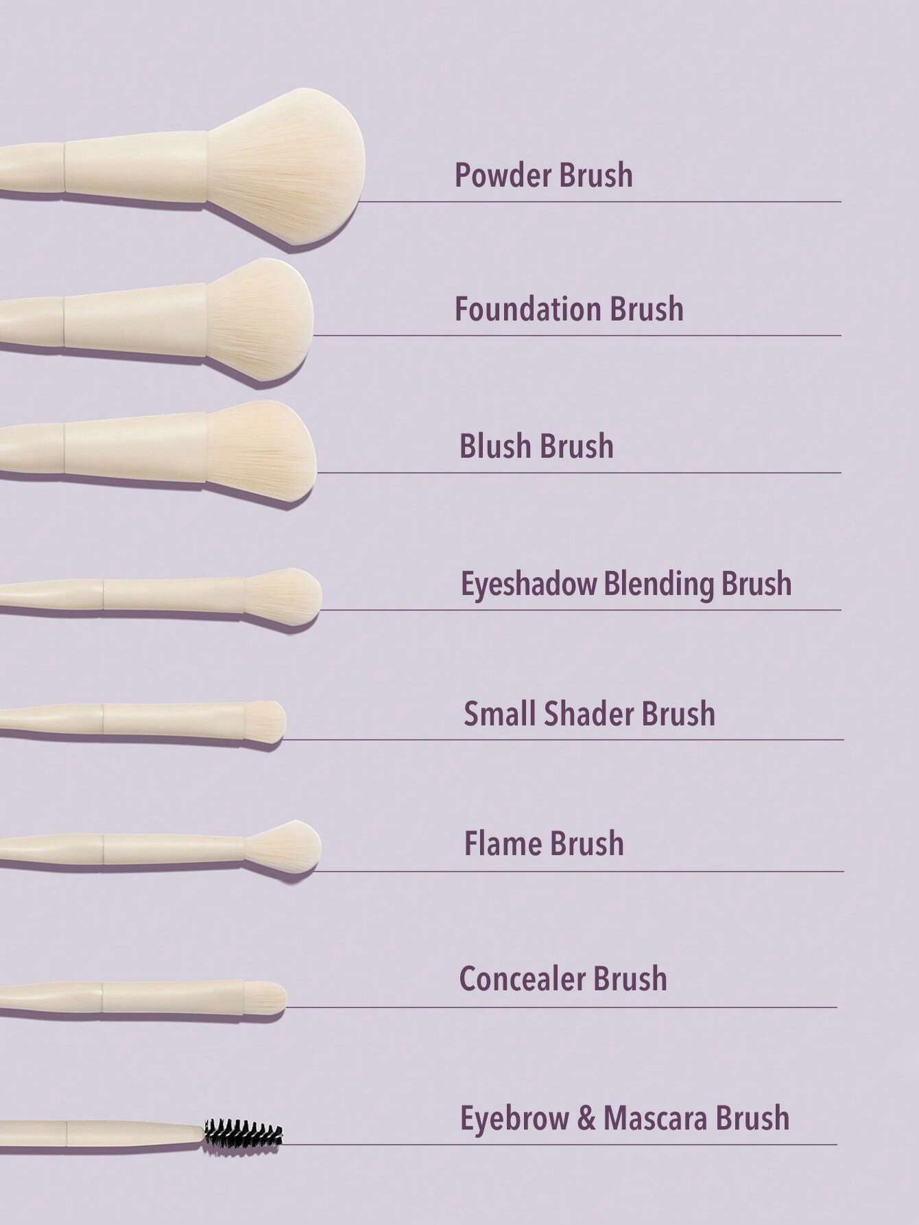 sheglam pro core brush kit 8pcs