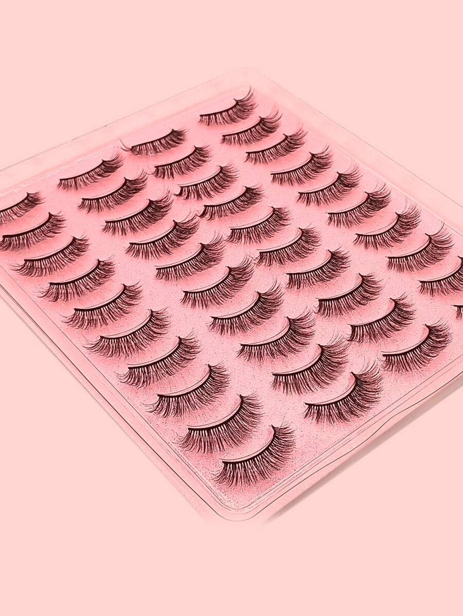 SHEIN 20 pairs of natural false eyelashes 20-3