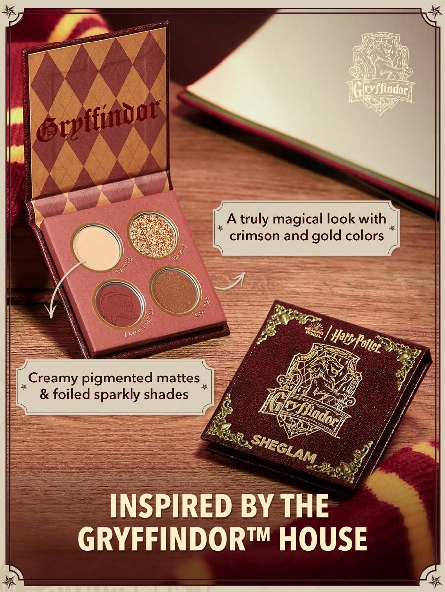 Sheglam harry potter hufflepuff house palette