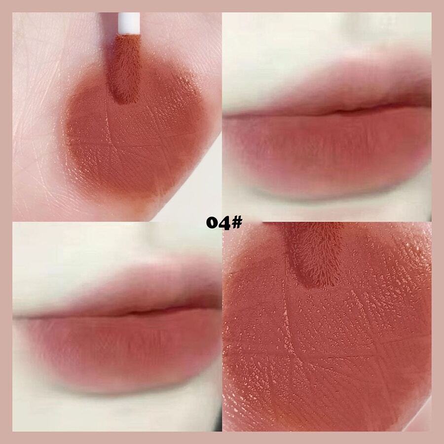 SHEIN MAGIC CASA Matte Lip Gloss Set  5pcs Waterproof Liquid