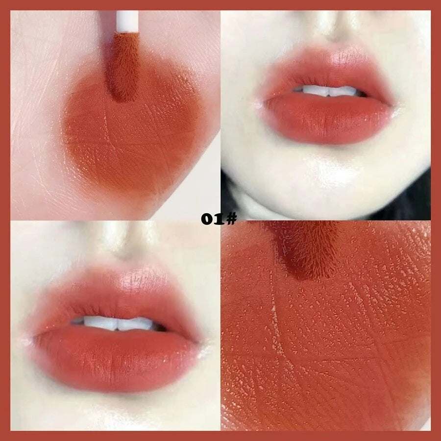 SHEIN MAGIC CASA Matte Lip Gloss Set  5pcs Waterproof Liquid