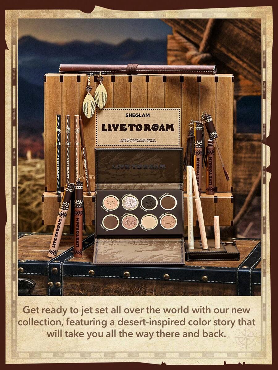 Sheglam Eyeshadow Palette “Journey Without Borders” Leave to Room 8 shades