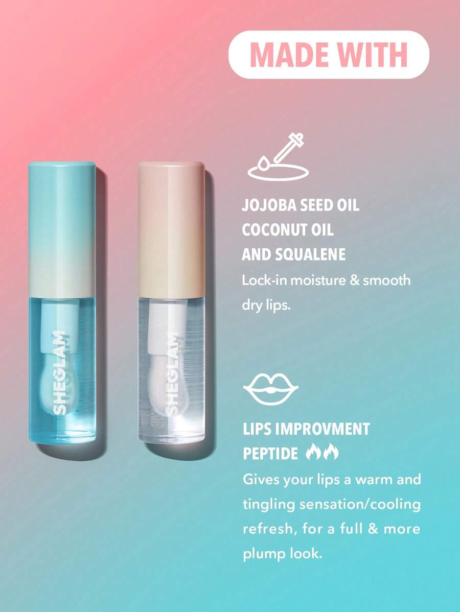  sheglam Plump Addict Hot and Cold Gloss Duo