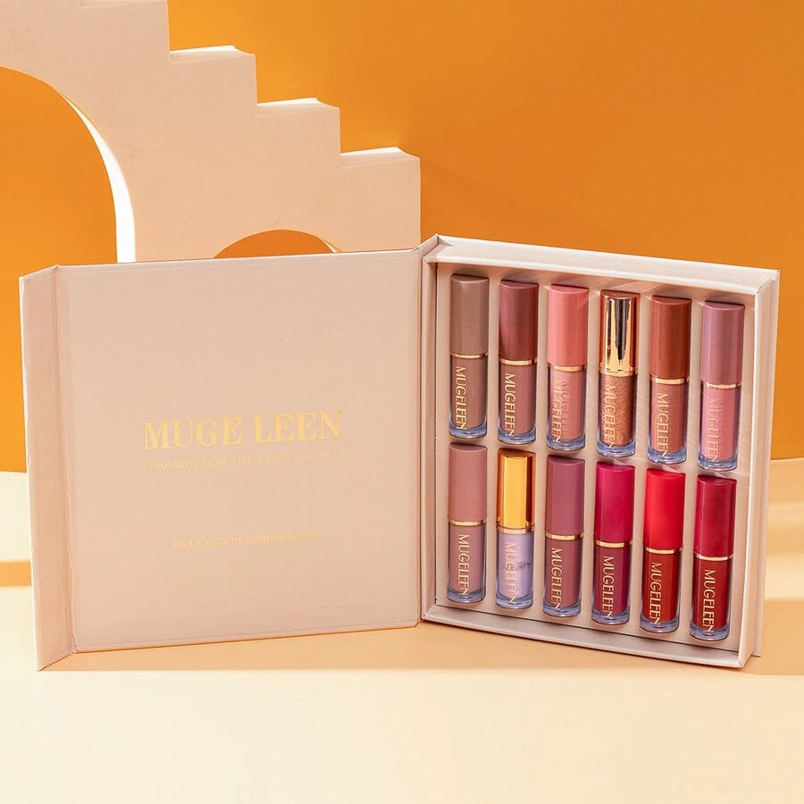 Shein Muge Leen Thanks For The Love Lip Set 12 Pcs