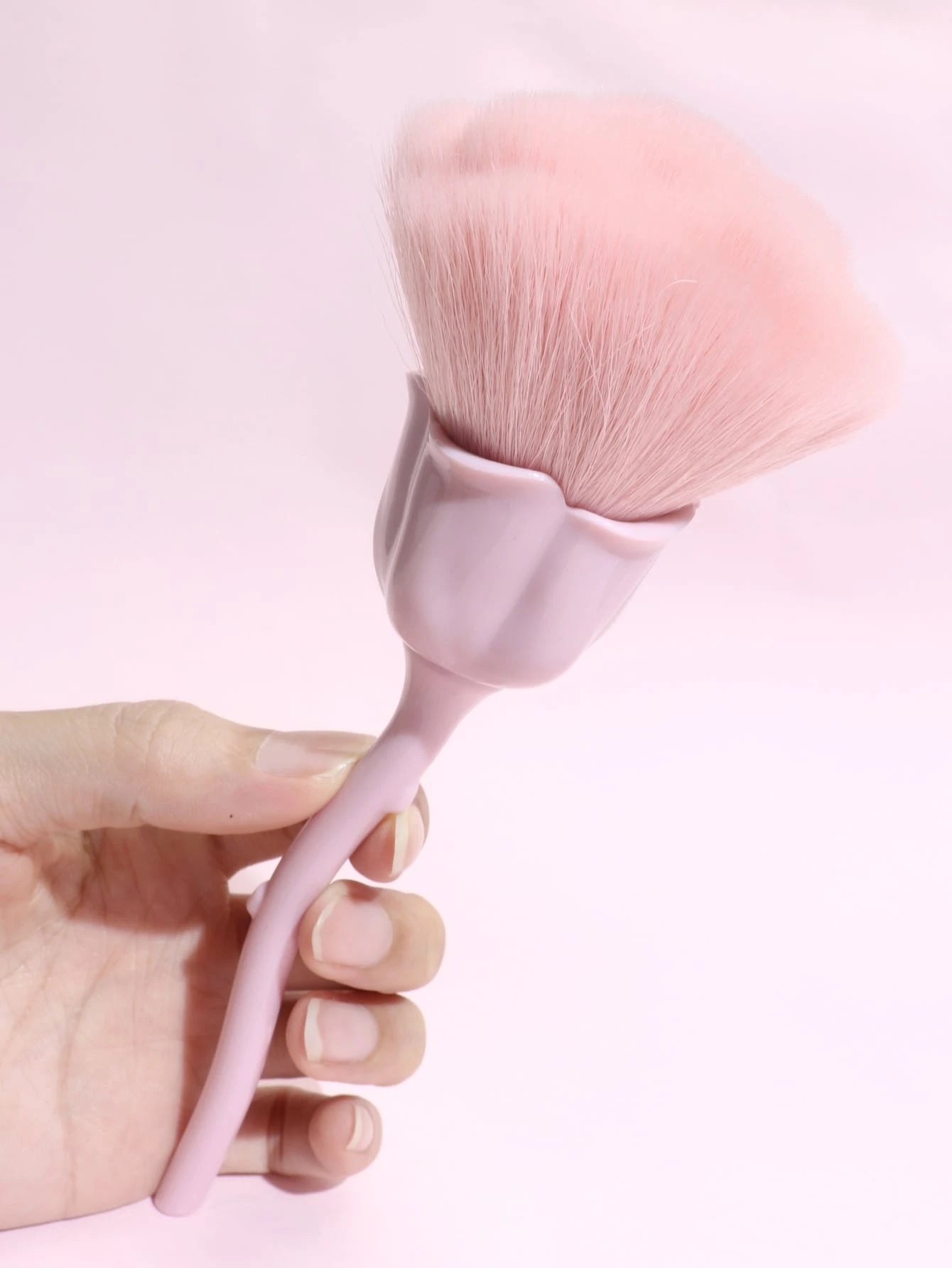 Shein 1pc Large Rose Shaped Blush Brush