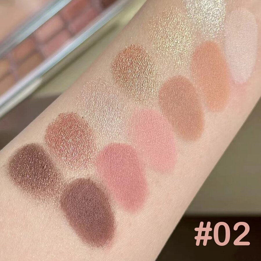 Shein Palette Eyeshadow 12 Color Natural Nude Matte Shimmer