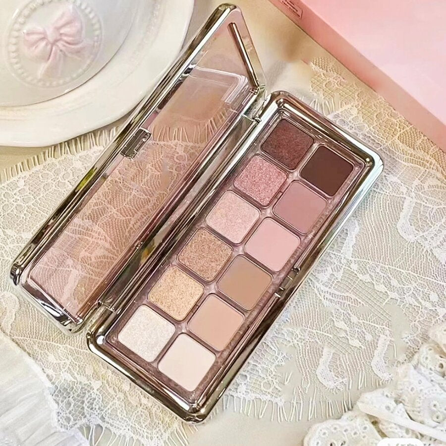 Shein Palette Eyeshadow 12 Color Natural Nude Matte Shimmer