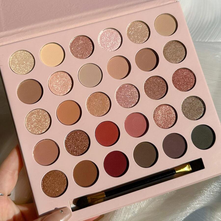Shein Eyeshadow Palett 30 Color Matte and Shimmer With Brush