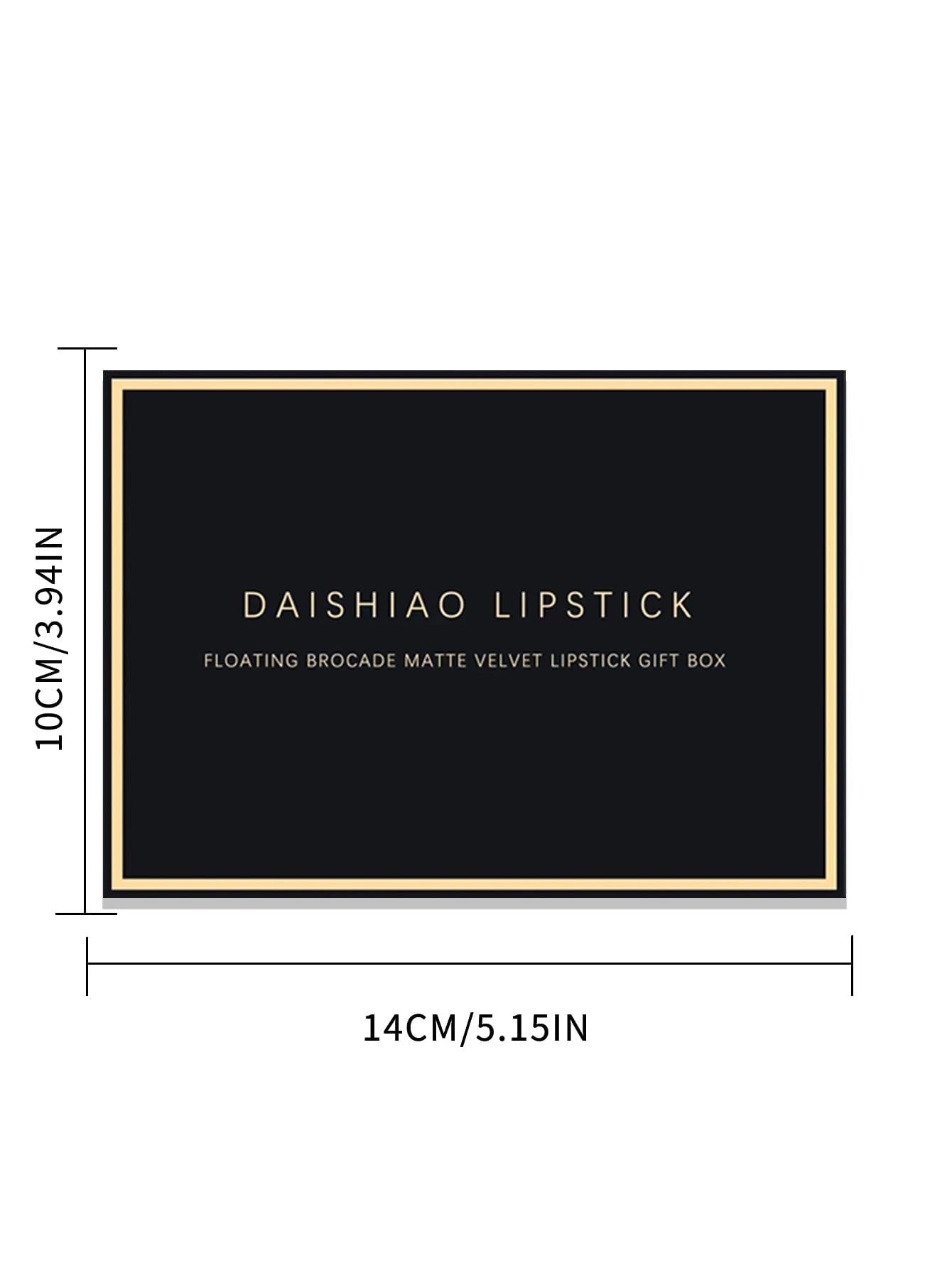 Daishiao Lipstick 4pcs Long Lasting Waterproof Lipstick Set