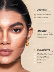 Sheglam Streo Face Six Palette 6 shades Nude