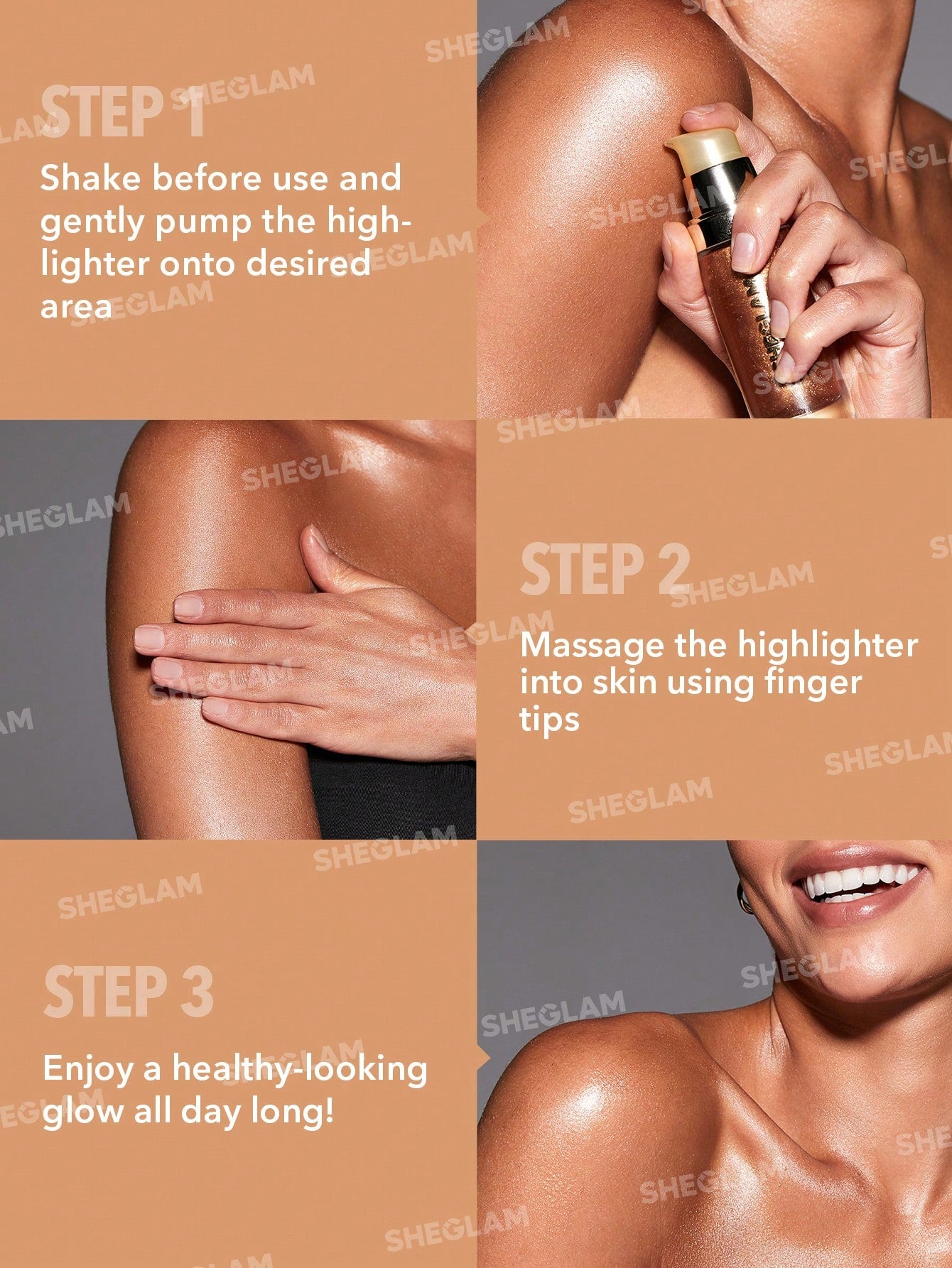 Sheglam Sun Kissed Fluid Body Highlighter - Athens