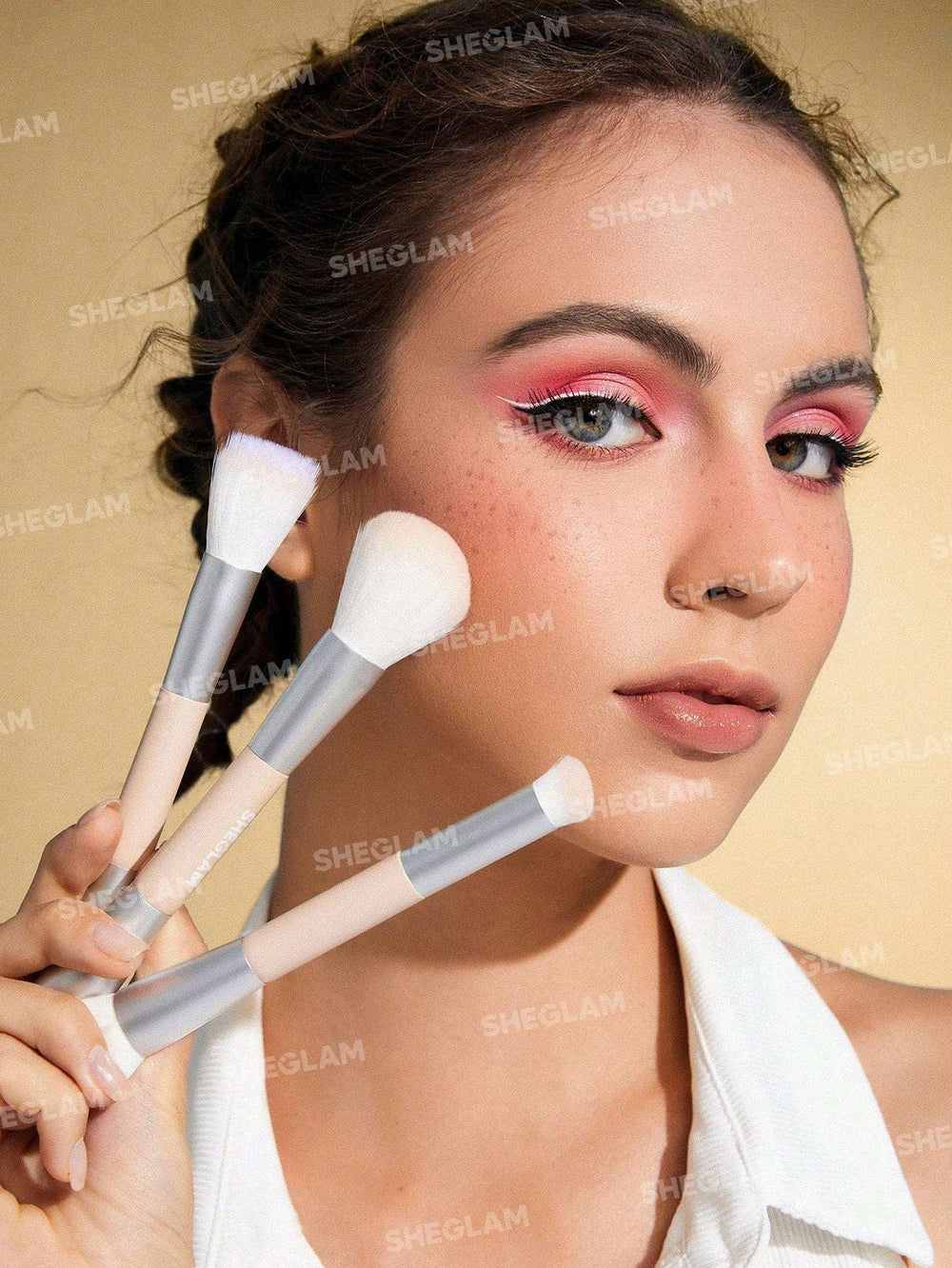 SHEGLAM Glam 101 Face Essentials Makeup Brush Set