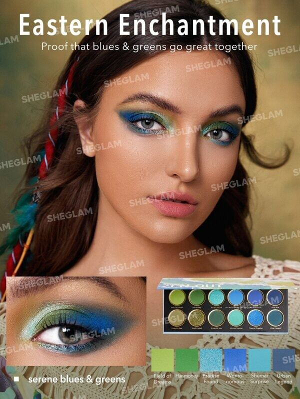 Sheglam Eyeshadow Palette Zen Out Shangril 12 Colors