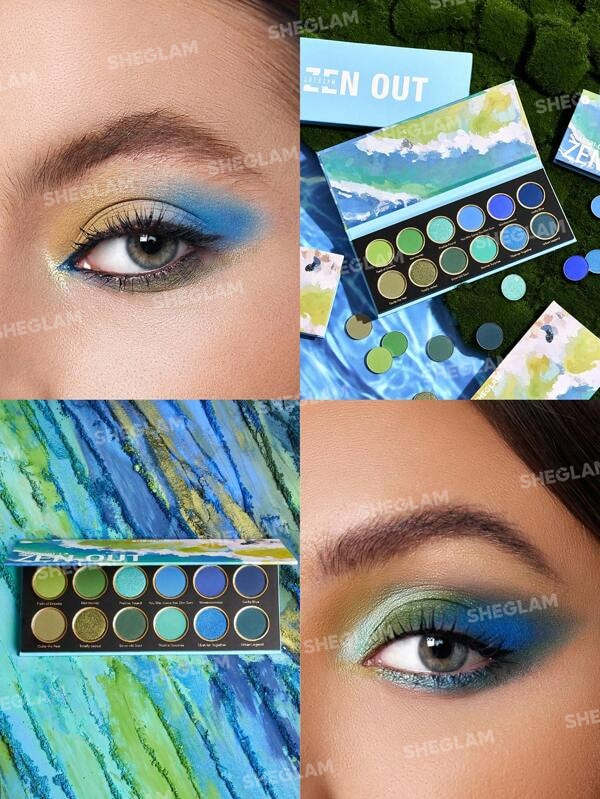 Sheglam Eyeshadow Palette Zen Out Shangril 12 Colors