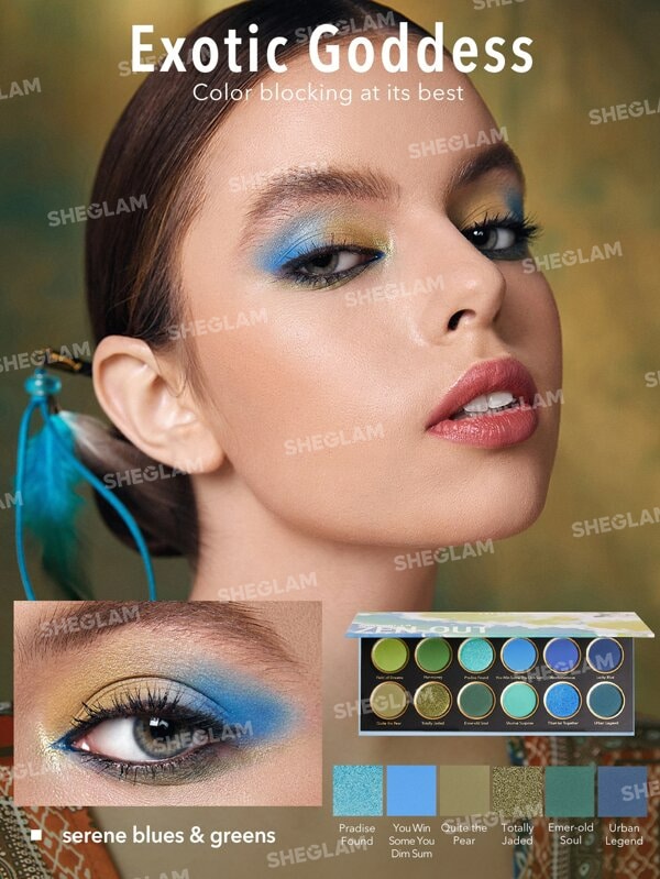 Sheglam Eyeshadow Palette Zen Out Shangril 12 Colors