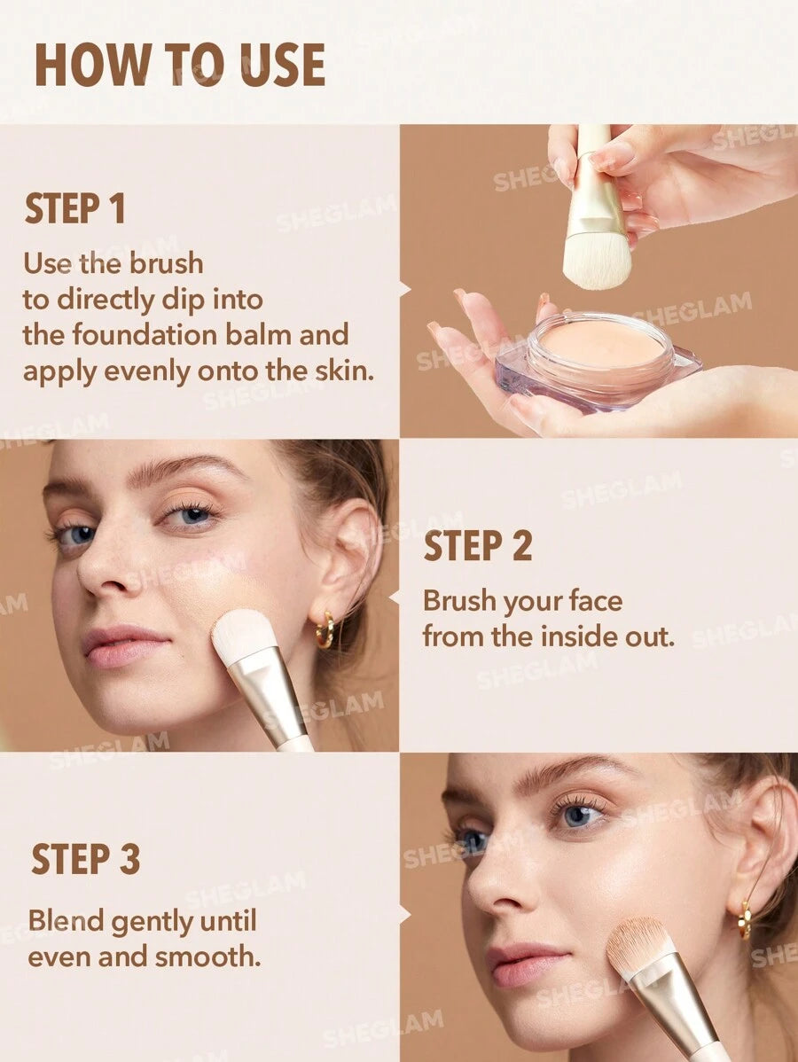 SHEGLAM Foundation Brush Liquid Cream Balm