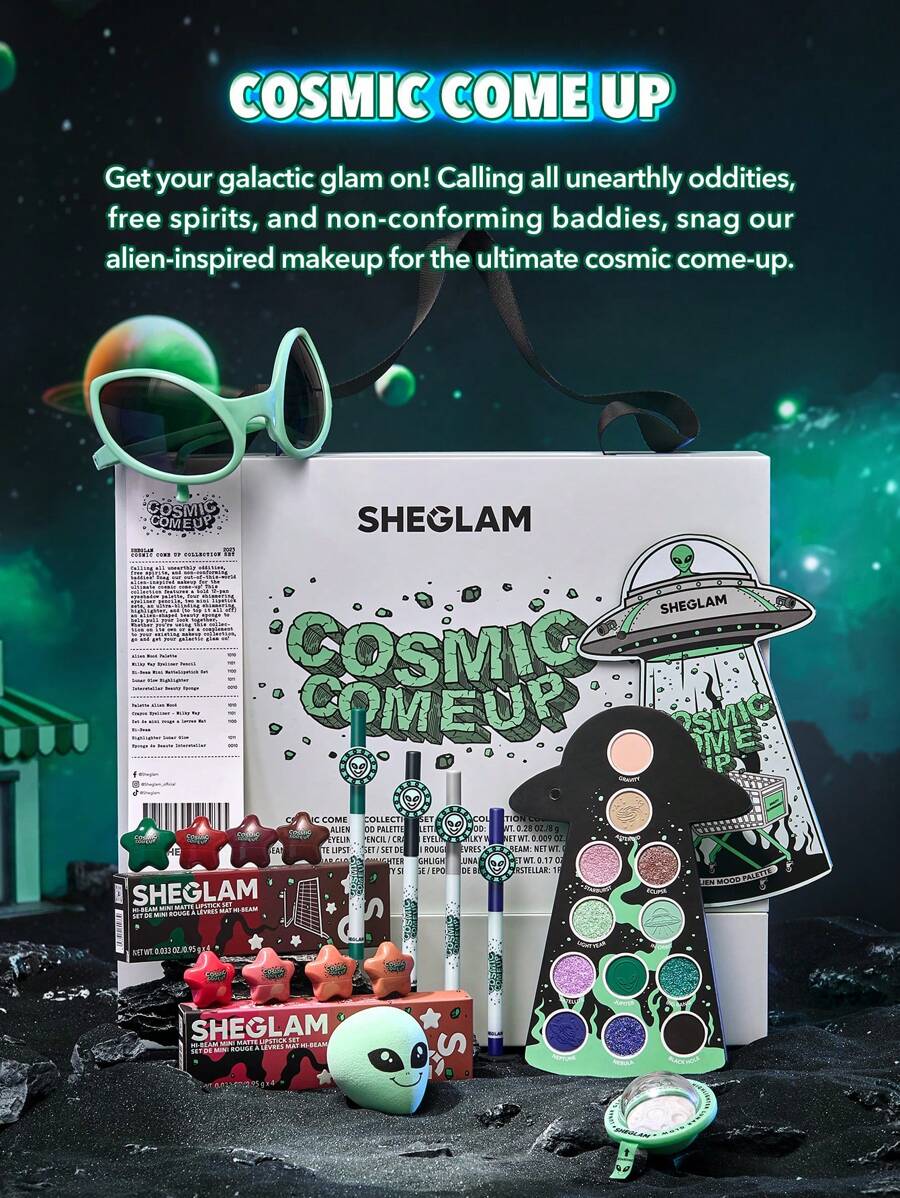  Sheglam Alien Mood Palette Eyeshadow