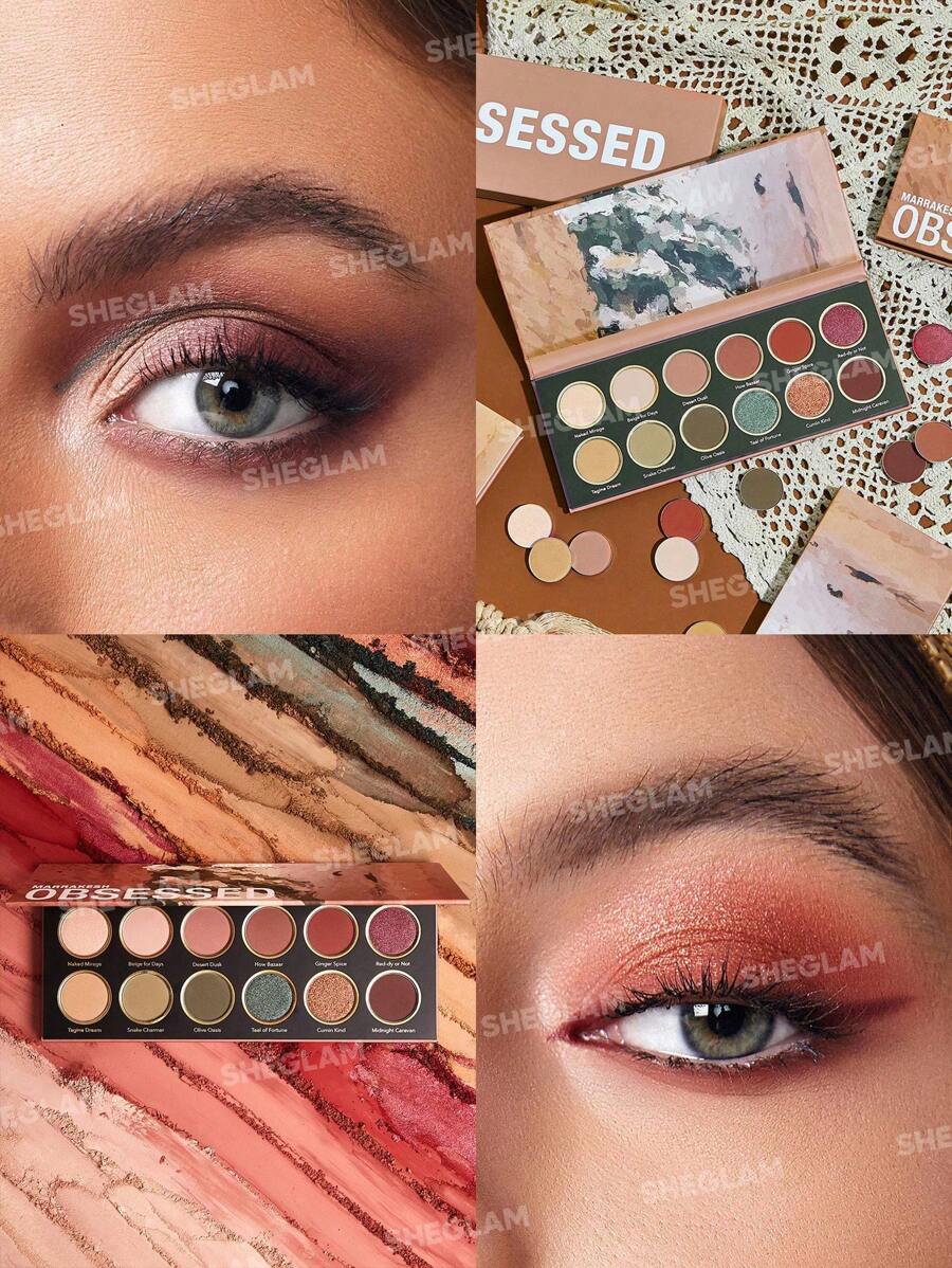SHEGLAM Marrakesh Obsessed Palette Eyeshadow 12-Clolor Shimmer