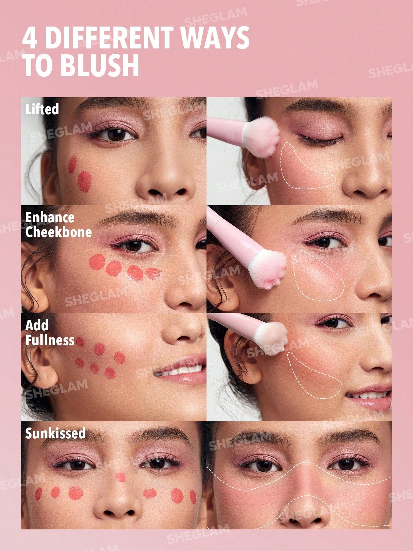 Sheglam liquid blush brush